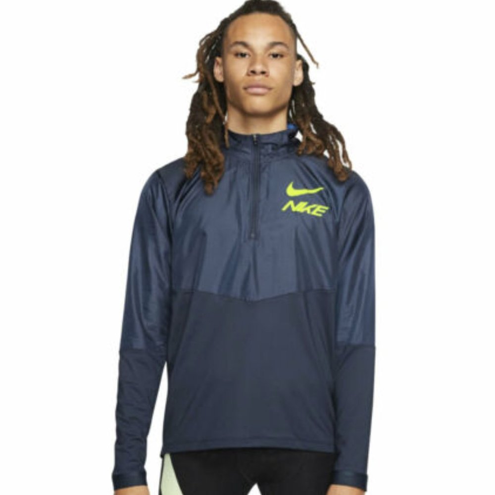 Nike Mens ELEMENT 1/2-ZIP RUNNING TOP Medium